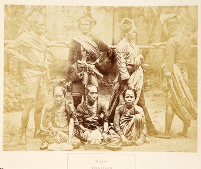 Bugis, Singapur, de The People of India, por J. Forbes Watson, publicado en 1868 de English Photographer